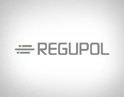 Regupol logo in gray.